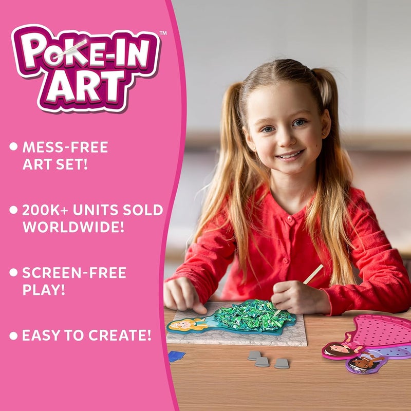 Skillmatics Poke-in Art - Magical Princesses, Mess-Free Fun for Kids, DIY Wood Craft Kits, Creative Activity, Gifts for Girls & Boys Ages 4, 5, 6, 7, 8, 9 - Image 2